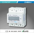 Ein Modul Einphasig Zwei Drähte DIN Rail Energy Meter mit RS485 und Pulse